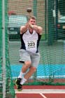Andy Frost in the hammer at the Scottish Championships, Scotstoun  Stadium, Glasgow.